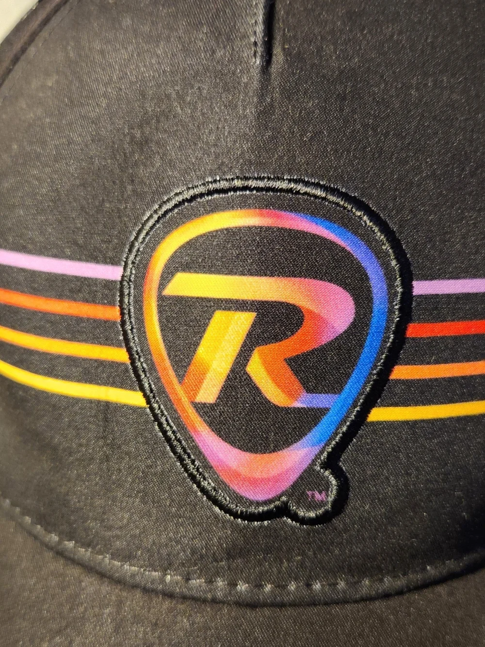 Boco Gear Rock N Roll Marathon Mesh Back Run Hat Cap w/ Multicolor 'R' Emblem
